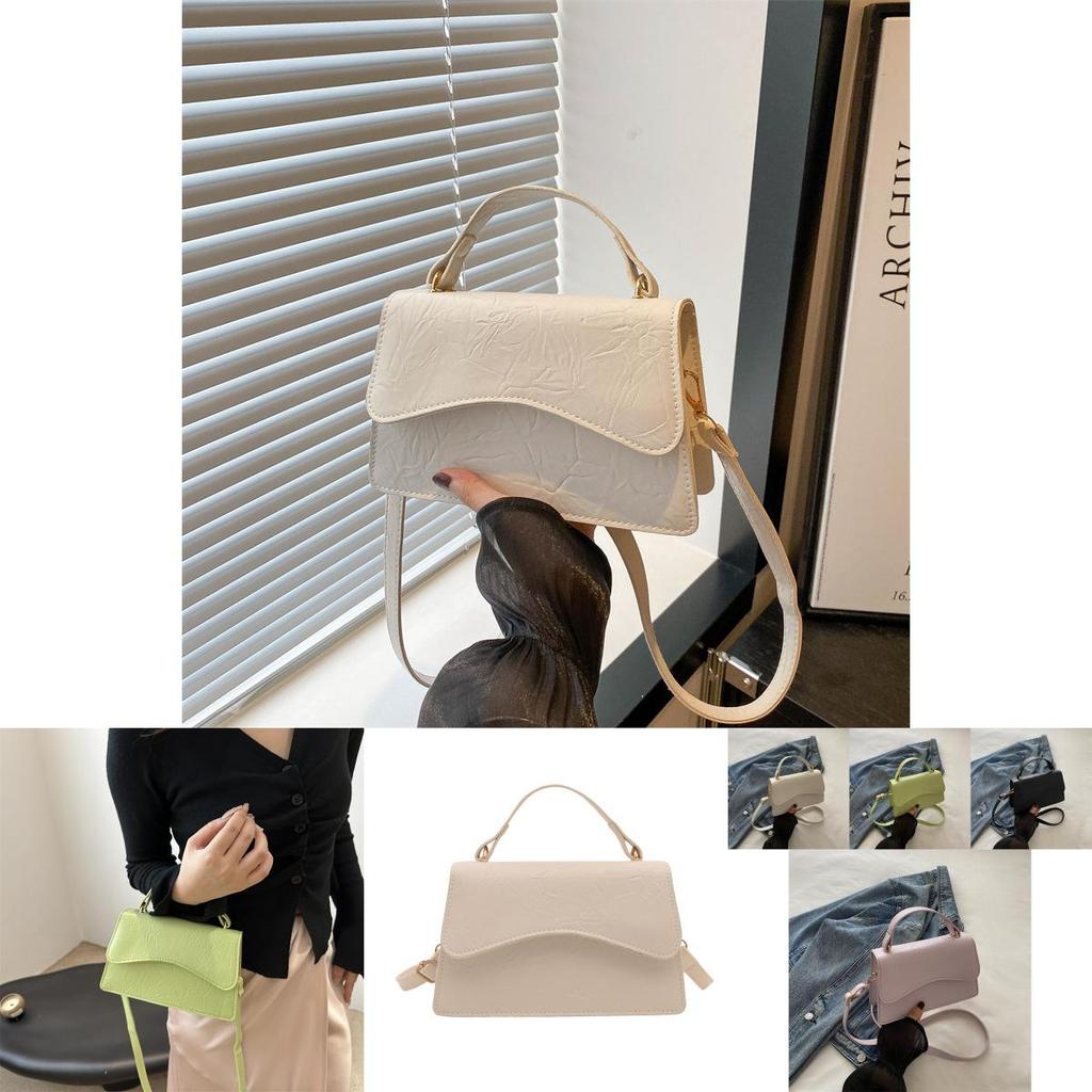Chic Women's Fashionable Mini Handbag Versatile Pu Square Crossbody Bag Available In Multiple Colors