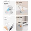 3-Pack Rotatable Cable Organizer, Desktop Cable Management Holder, Charging Cord Clip, Spring-Loaded Cable Clip
