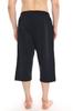Women's Style Big Size Shorts & Bermudas Plus Size Unisex Capri Shorts Navy Blue