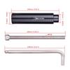 Aluminum Alloys Bottom Brackets Disassembly Suit Universals Cycling Tool for Cycling Maintenances