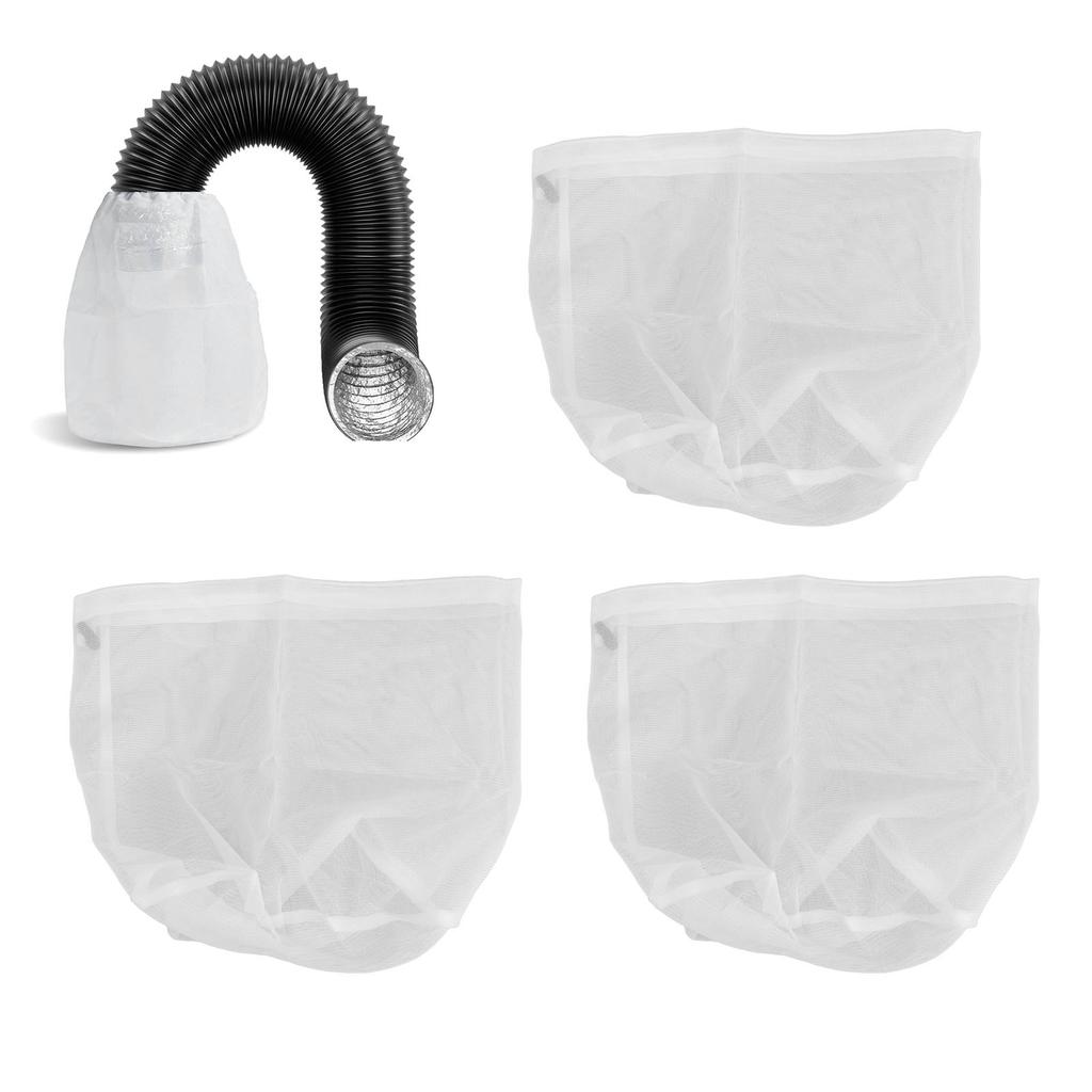 3Pcs Dryer Vent Lint Trap Bag Universal Reusable Dryer Lint Catcher for Indoor Systems