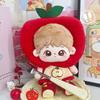 1 Set Fruit Hat Cotton Doll's Clothes Red Set Plush Doll Clothes  Children's Gift