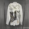 2025 Autumn/Winter Korean Slim Fit Casual Round Neck Stylish Women's Shirt