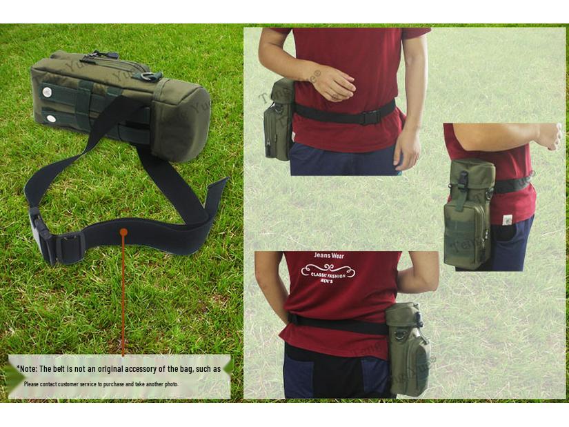 684 Kettle MOLLE Single Shoulder Travel Bag - Mountaineering, Cycling, Sports, and Waist Bag with External Sub Bag