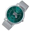 Casio CASIOSTANDARD Serie 50m wasserdicht Quarzwerk Edelstahlarmband Japanische und Koreanische Uhr Herrenuhr grünes Zifferblatt MTP-B130M-3AV