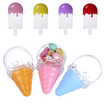 Kunststoff-Eiscreme-Süßigkeitenboxen für Hochzeit, Babyparty, Kindergeburtstagsfeier, kreative Süßigkeitenverpackung, Behälter, Geschenkboxen
