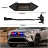 Magic colorM 4PCS LED Grille Lights For Toyota RAV4 2019 2020 2021 2022 Front Warning Grid Lamps Central Grill Lights 6 Colors