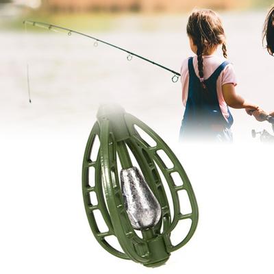 MUQZI Sports Accessory 20/30/40g Carp Fish Feeder Bait Cage Tackle Outdoor Fishing Tool Accessories