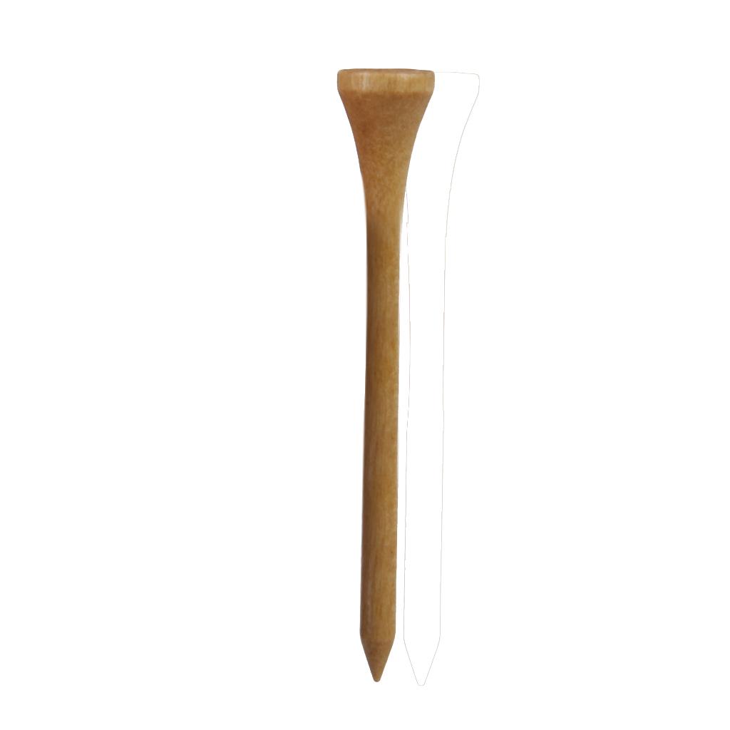 Professional Wooden Golf Tees 69 MM Long 100Pcs