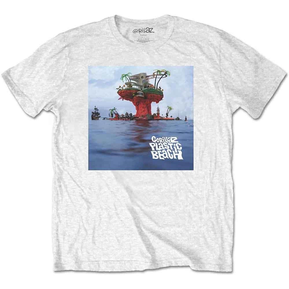 Gorillaz Unisex T-Shirt: Plastic Beach (XX-Large) XL