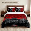 it Personalized Custom Name 3‑Piece Bedding Set Soft Duvet Cover Set For Bedroom Home Decor