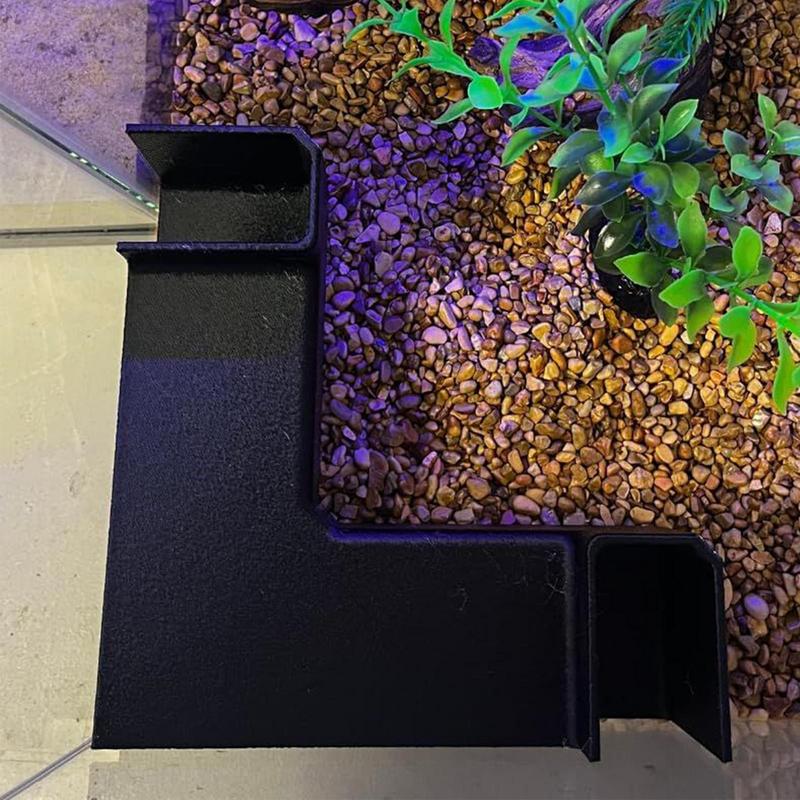 Shrimp Cave Aquarium Tunnel Corner Aquarium Cave Corner Fish Tank Decoration Fish Hideout Fish Cave for Aquarium Hideout