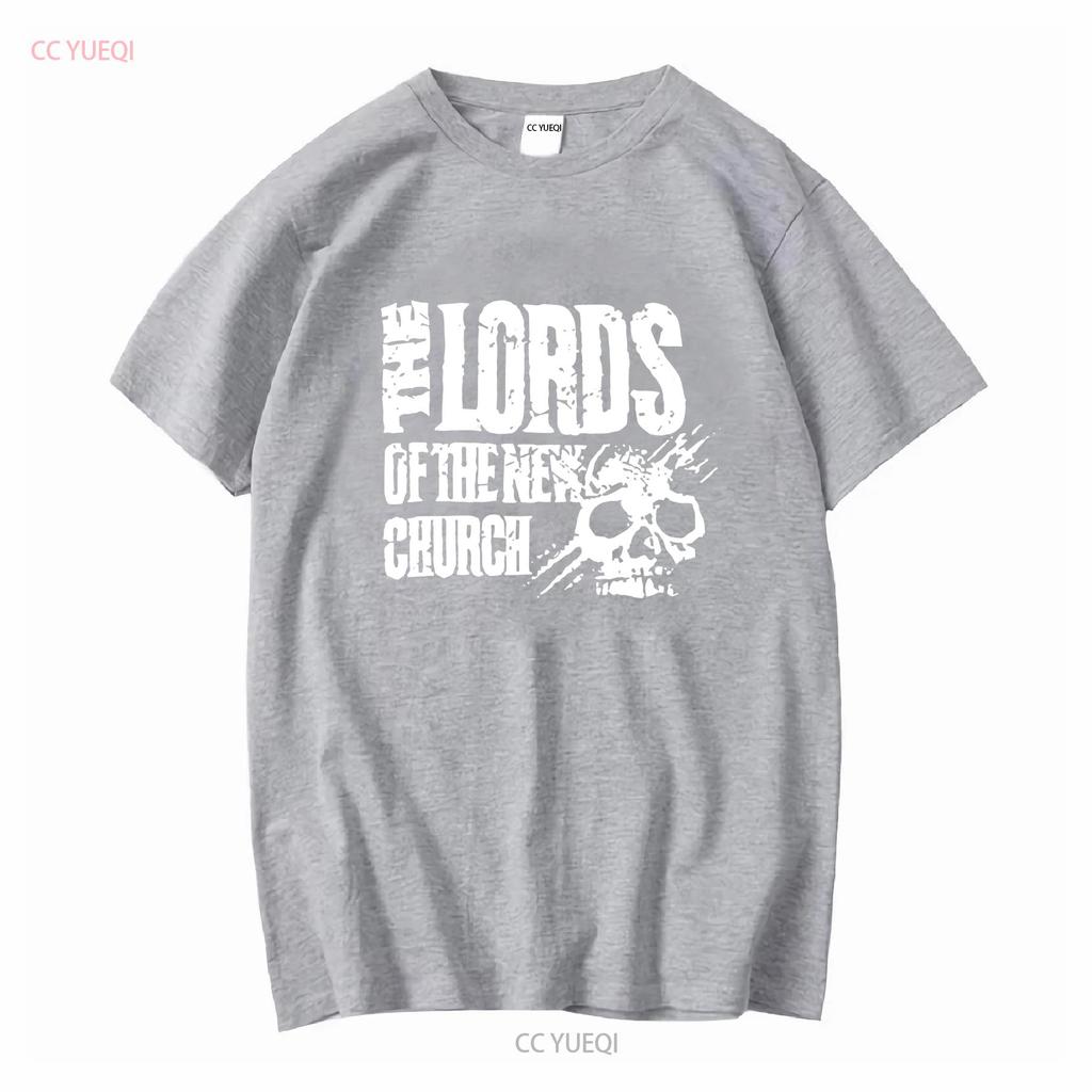 Lords of The New Church T Shirt gift for rock fan TE5230 vintage Washed Casual homme Top For Everyday Wear designer clothes
