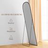 162cm Aluminium Frame Standing Mirror - Black