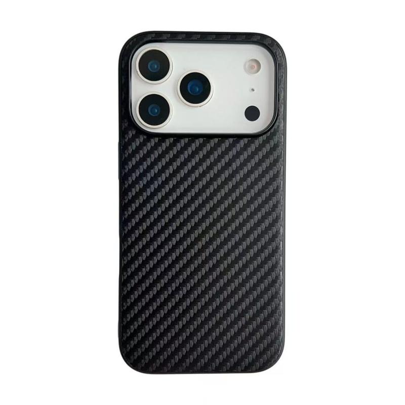 Funda de Cuero con Patrón de Cocodrilo Saffiano Leopardo de Fibra de Carbono Para Para Iphone 17 Pro Air 11 12 13 14 1 16 Pro Max Plus 16E Antigolpes