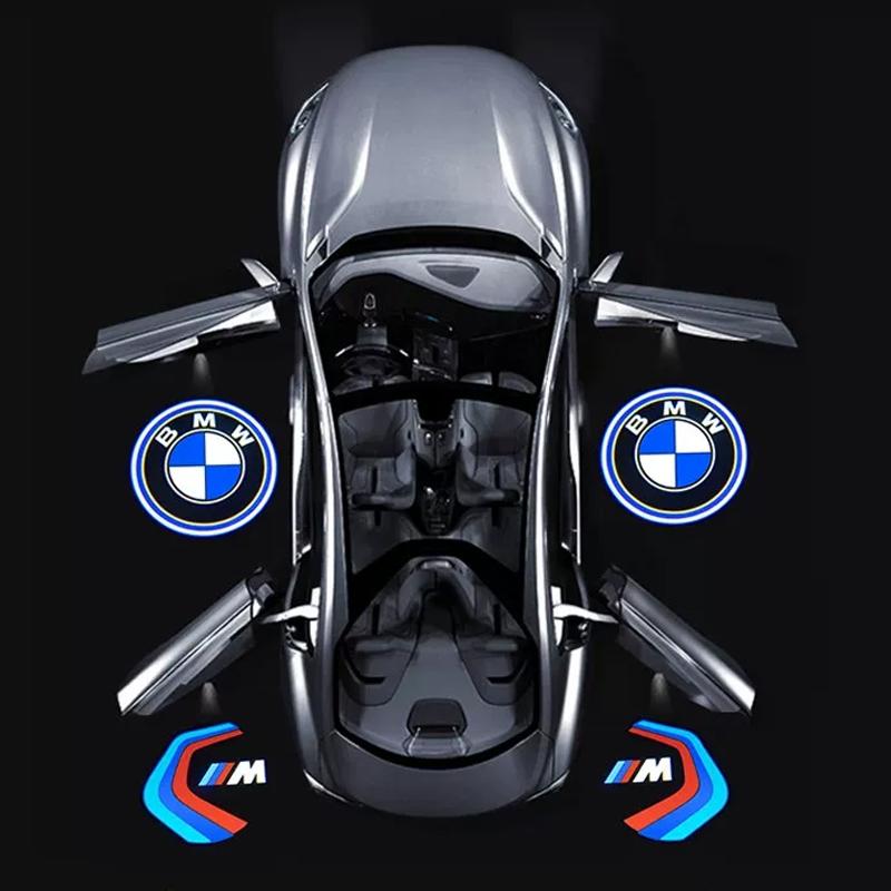 2Pcs Led Car Door Welcome Light HD Laser Projector Lamp For Bmw M Performance M2 M3 M4 M5 M6 E46 E90 E60 F10 F30 E39 E36 X1 X3 5 GX6