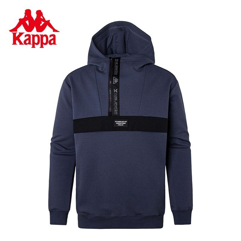 Kappa Hoodie Men's Sports Hoodie Casual Knitted Coat Long Sleeve