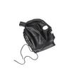 TleMeny Latex Unisex Hood Mask Sexy PU Leather Masks Men Women Cosplay Flirting Hair Ponytail Chest Belt Headgear Sexy Cosplay