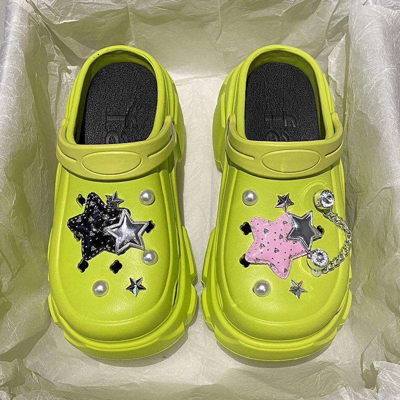Cross-Border Cute Hat Coal Briquette & Shoe Accessories Set - Matching Shoe Buckle & Flower Set