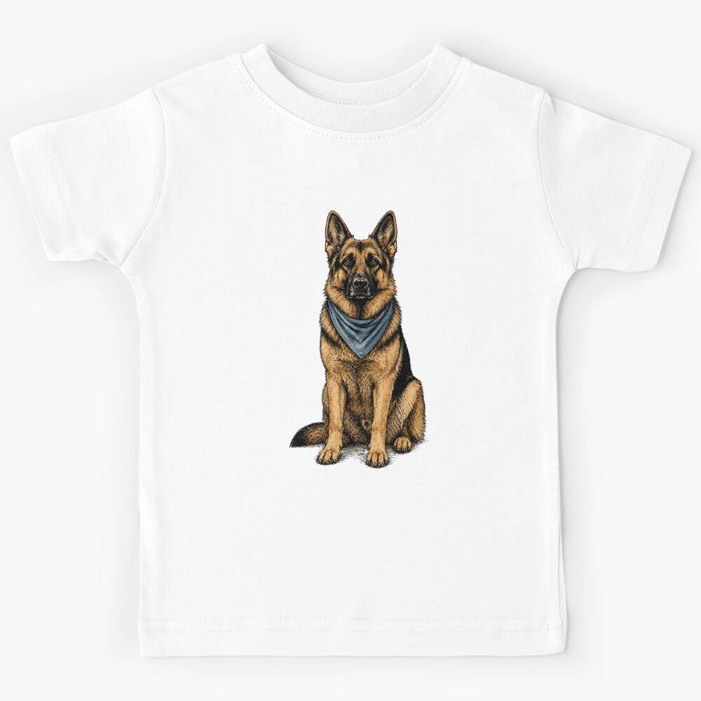 German shepherd cowboy Kids T-Shirt 170