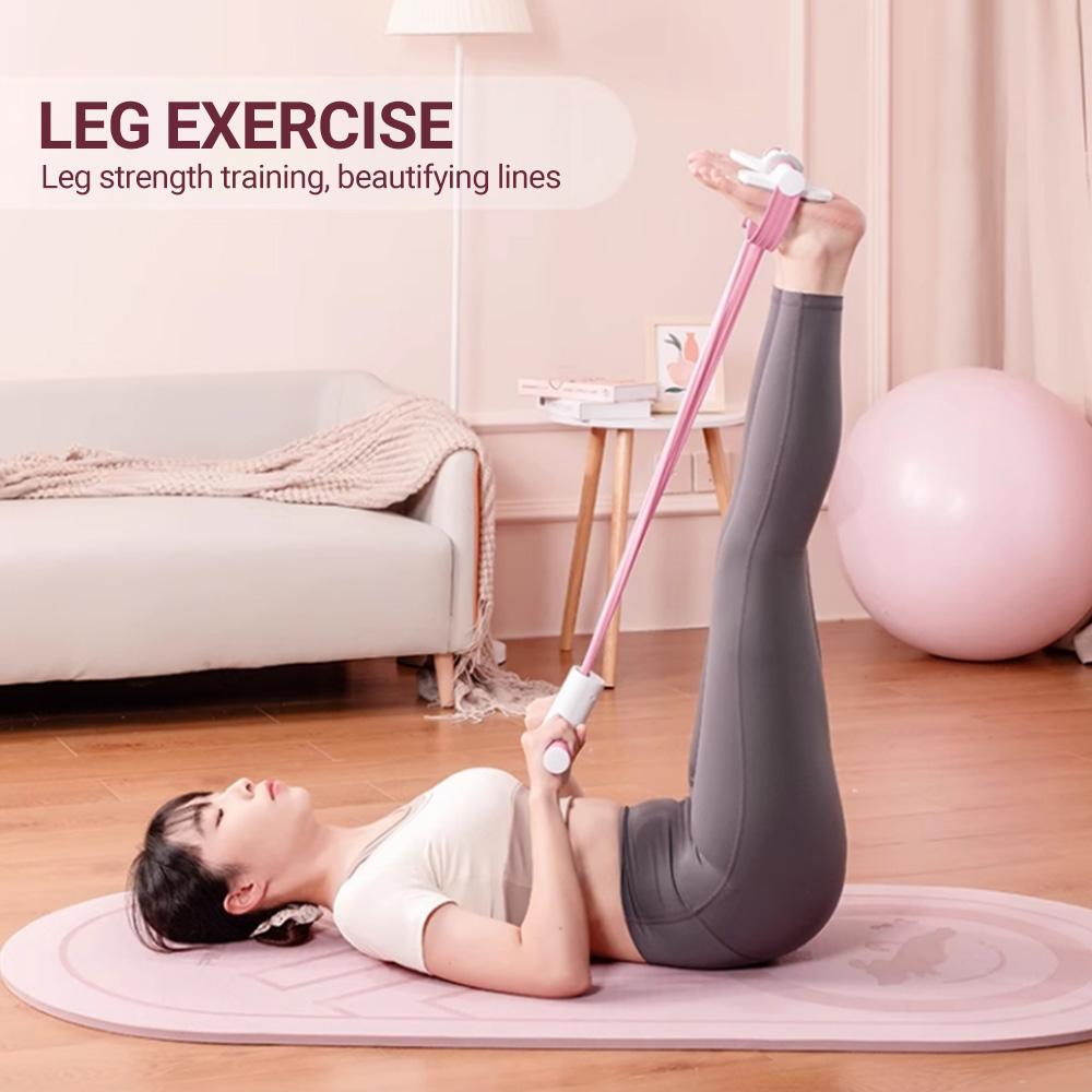 Resistance Bands 6-Tube Yoga Pedal Puller Resistance Band At Home Multifunctional Lightweight Tension Rope Bands Waist Arm Training