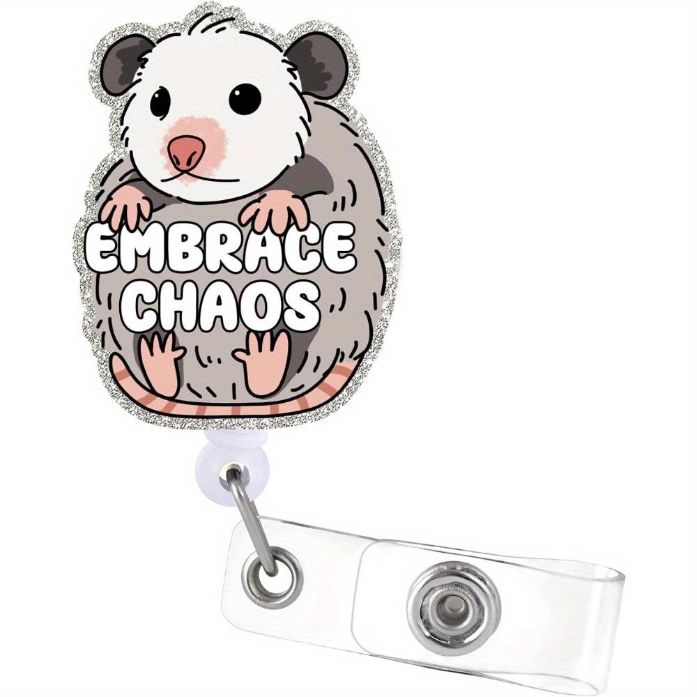 Badge Scroll Retractable, Cute Badge Accessory Suitable for Nurses, Teachers, Students, and Office Staff