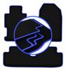 CARLUX-BLUE Car Mats For: Honda Civic VII 3-door Hatchback, Coupe (2001-2005)