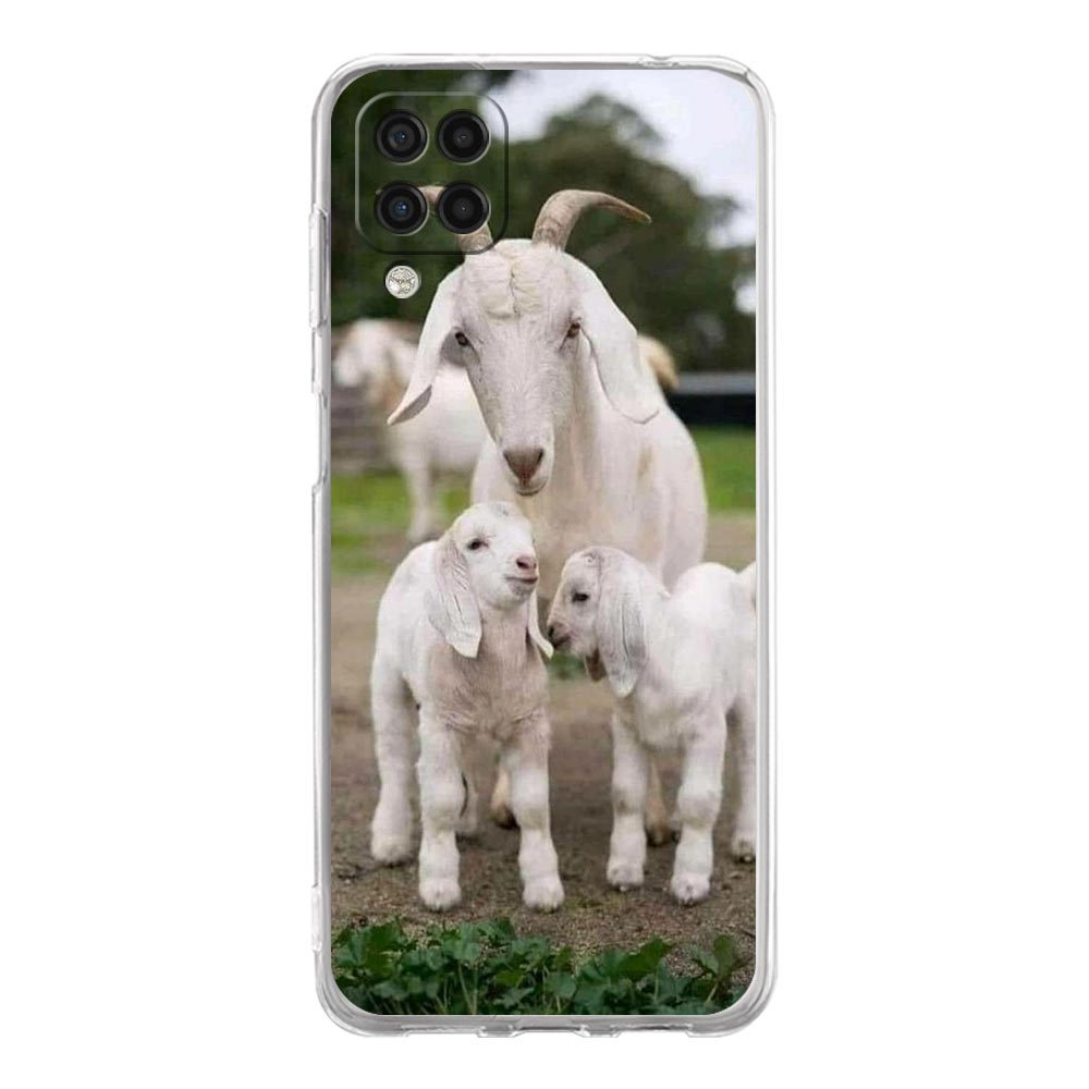 Phone Case For Samsung Galaxy A13 A33 A35 A55 A73 A53 A23 A51 A71 A21S A72 A31 A41 A05s A03S A15 A25 5G Cover Cartoon Cute Goat