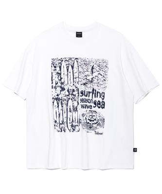 T-shirt de Surf Odeupeol(blanc)