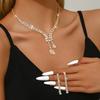 Necklace Set Earrings Jewelry Set Banquet Dress Set Chain Fashion Bridal Jewelry