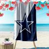 Dallas Cowboys Print Beach Towel, Large Soft Quick Dry Towel for Beach Camping Swimming