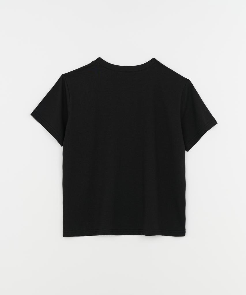 JBYRARA Crew Neck Pendant Short Sleeve T-Shirt_Black