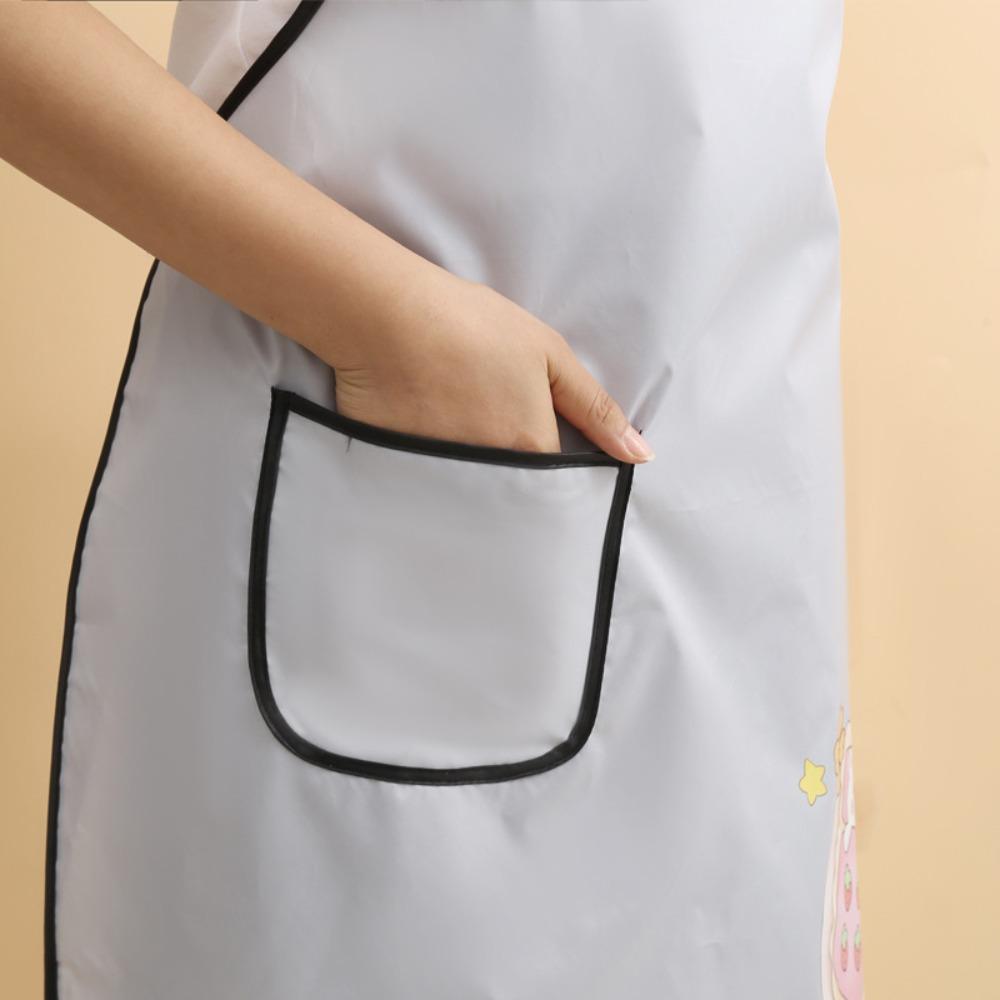 Anti Stain Waterproof Apron Oil Proof Work Apron Cute Cooking Apron Cooking