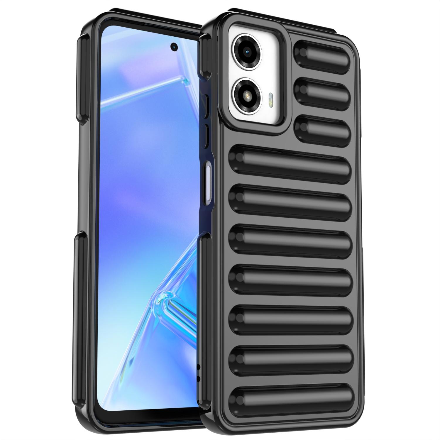 

Capsule Series for Motorola Moto G45 5G/G34 5G Case TPU Anti-Drop Cell Phone Cover Black