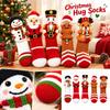 3D Christmas Hugging Stocking Decoration, Festive Holiday Hanging Ornament for Home