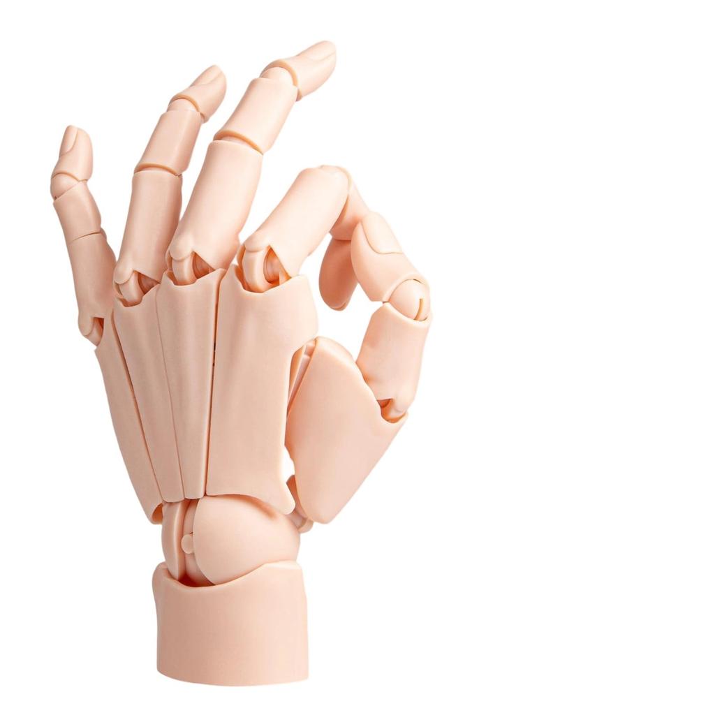 Flexible Artists Hand Model, Adjustable Hand Model For Drawing, Lively Manikin Figure Hand Model For Desk Decoration, Sketching, Drawing, Painting