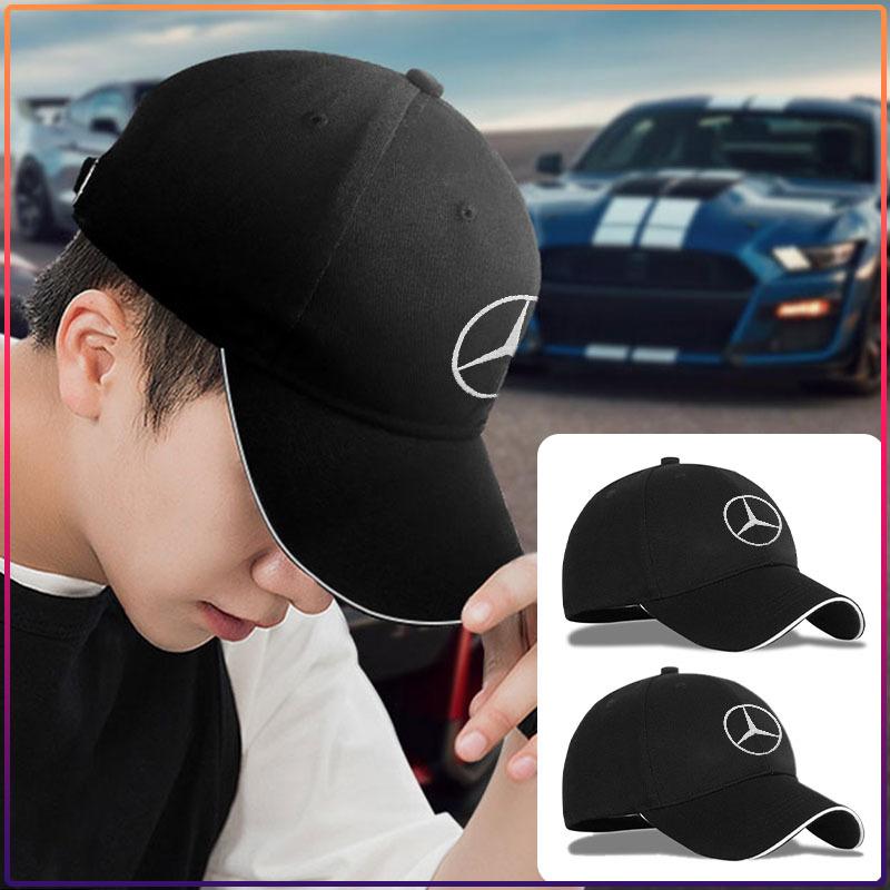 Outdoor Sport Running Adjustable Cap Car Baseball Cap Hat Badge For Mercedes Benz C260 C200 C180 GLA/E/C Class E43 E260 E300 UO2