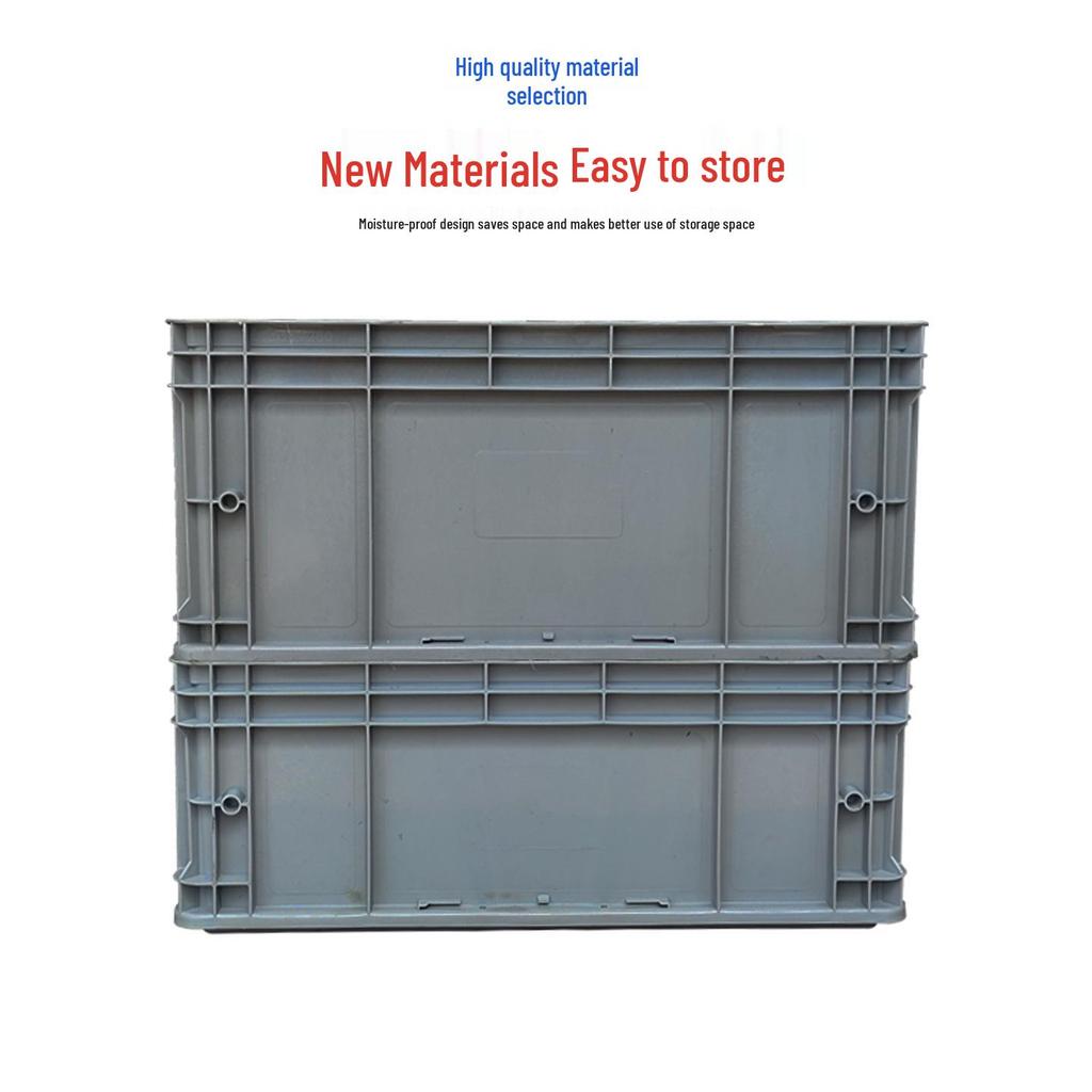 Large Rectangular Plastic Storage Box with Lid – Industrial Organizer & Tool Turnover Box