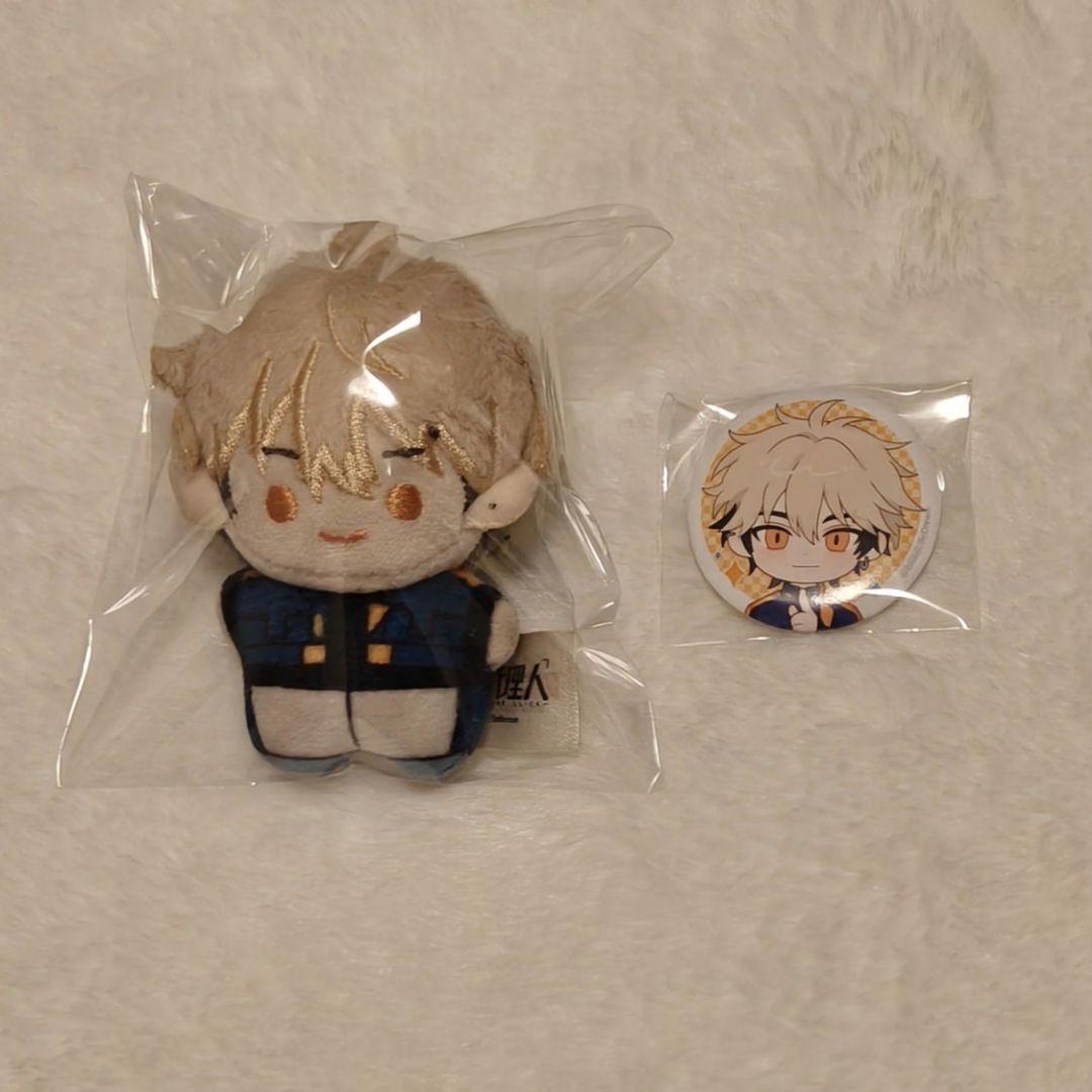 [USED] Time Agent Resonance Eito Arc Pocket Plush Toy with Bonus Can Badge Natsumi