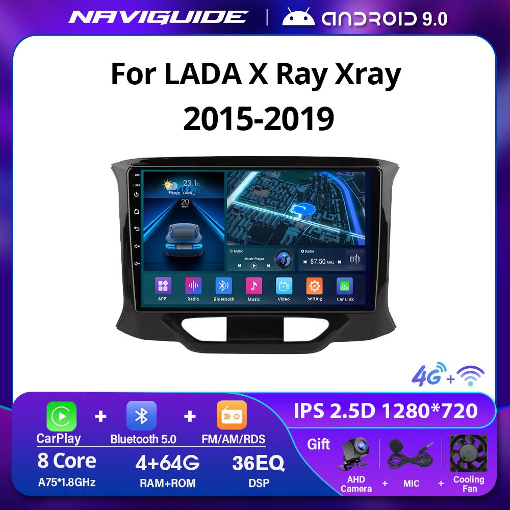 Android 13 Car Radio for LADA X Ray Xray 2015 - 2019 Multimedia Player 2 Din Navigation GPS Carplay Autoradio Stereo DVD