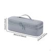 Storage Case, Carrying Case with Double Zipper, Professional Hairdressing Tool Organizer