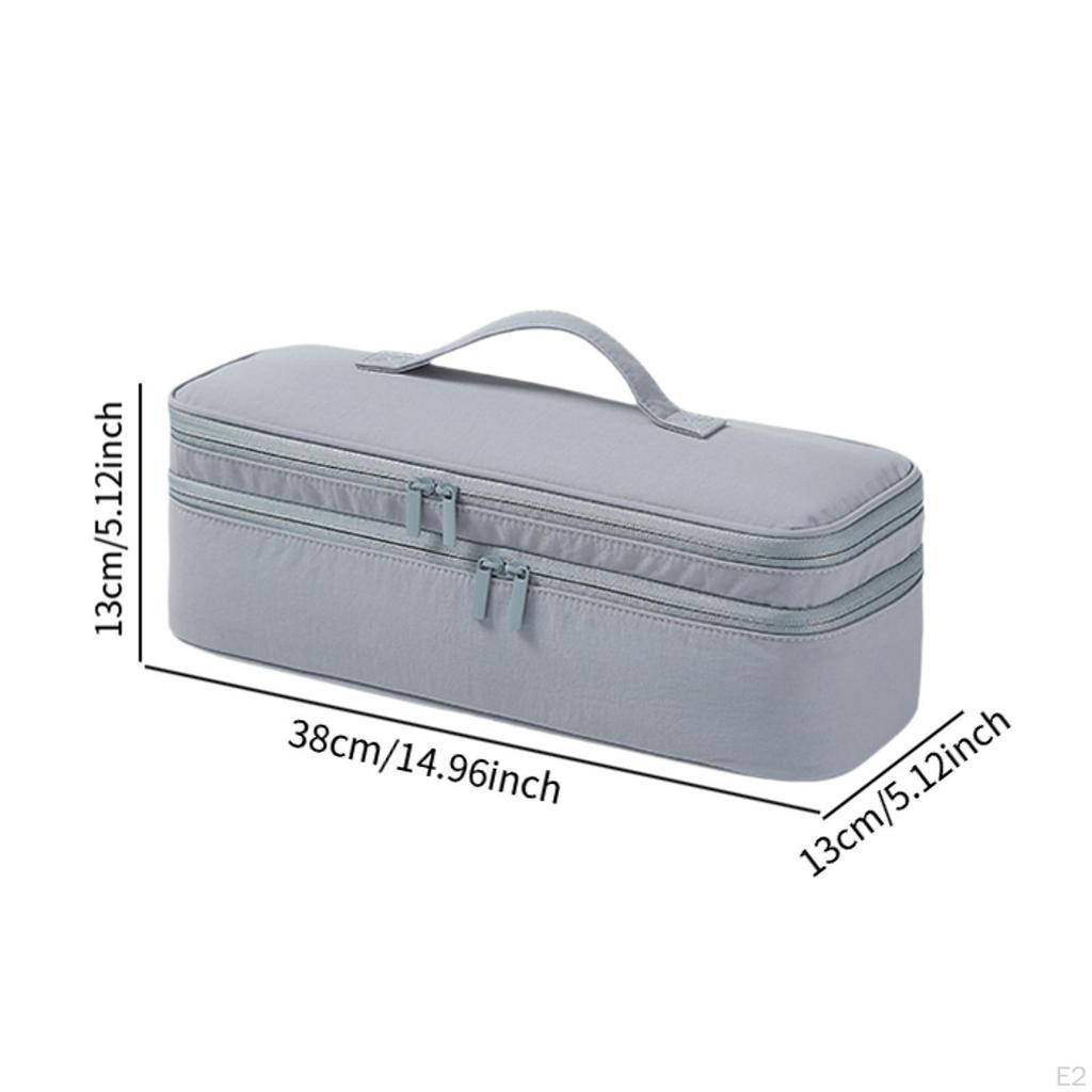 Storage Case, Carrying Case with Double Zipper, Professional Hairdressing Tool Organizer