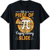 Life Is a Piece of Pi Pizza Every Slice - Math 3.14 Pi Day Cotton Men T Shirt S