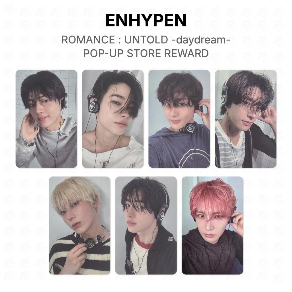 ENHYPEN ROMANCE : UNTOLD -daydream- POP-UP STORE REWARD Official Photocard