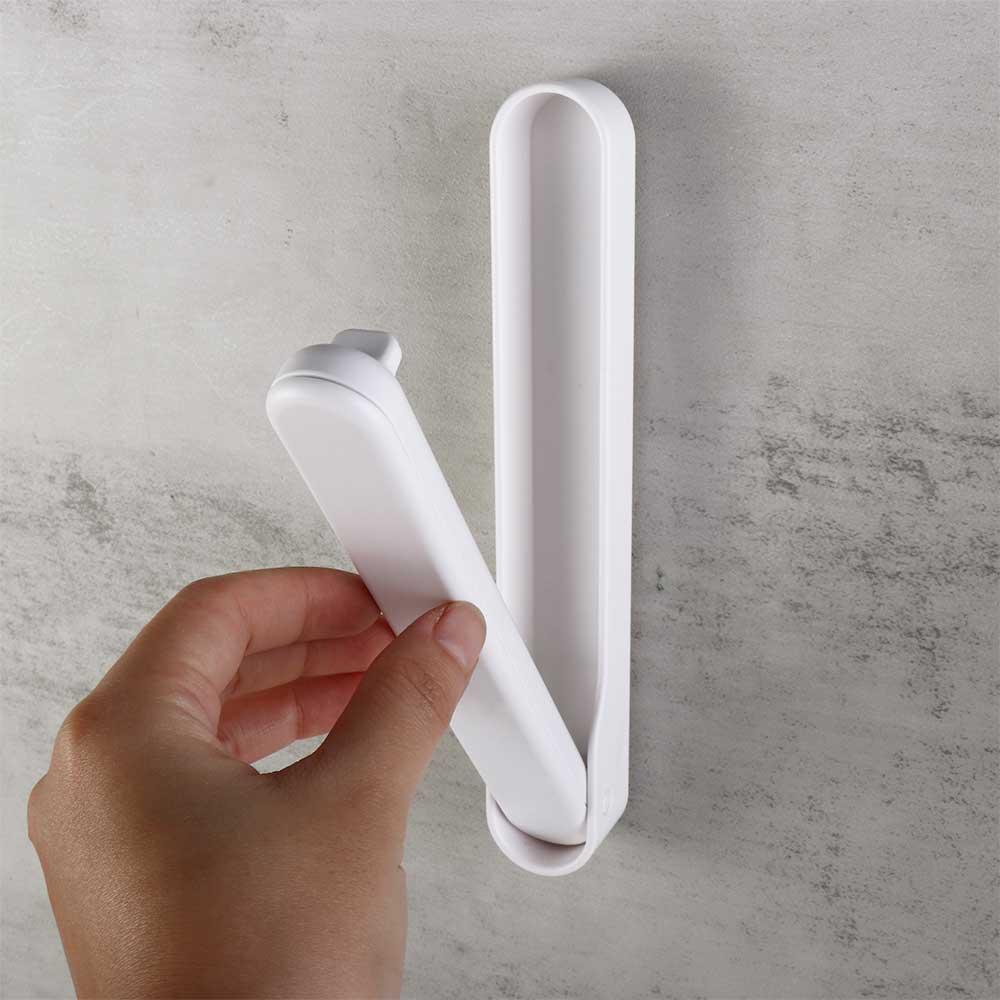 Wall Mounted Foldable Clothes Hanger Punch Free Hanger Organizer Hanger Storage Shelf Balcony