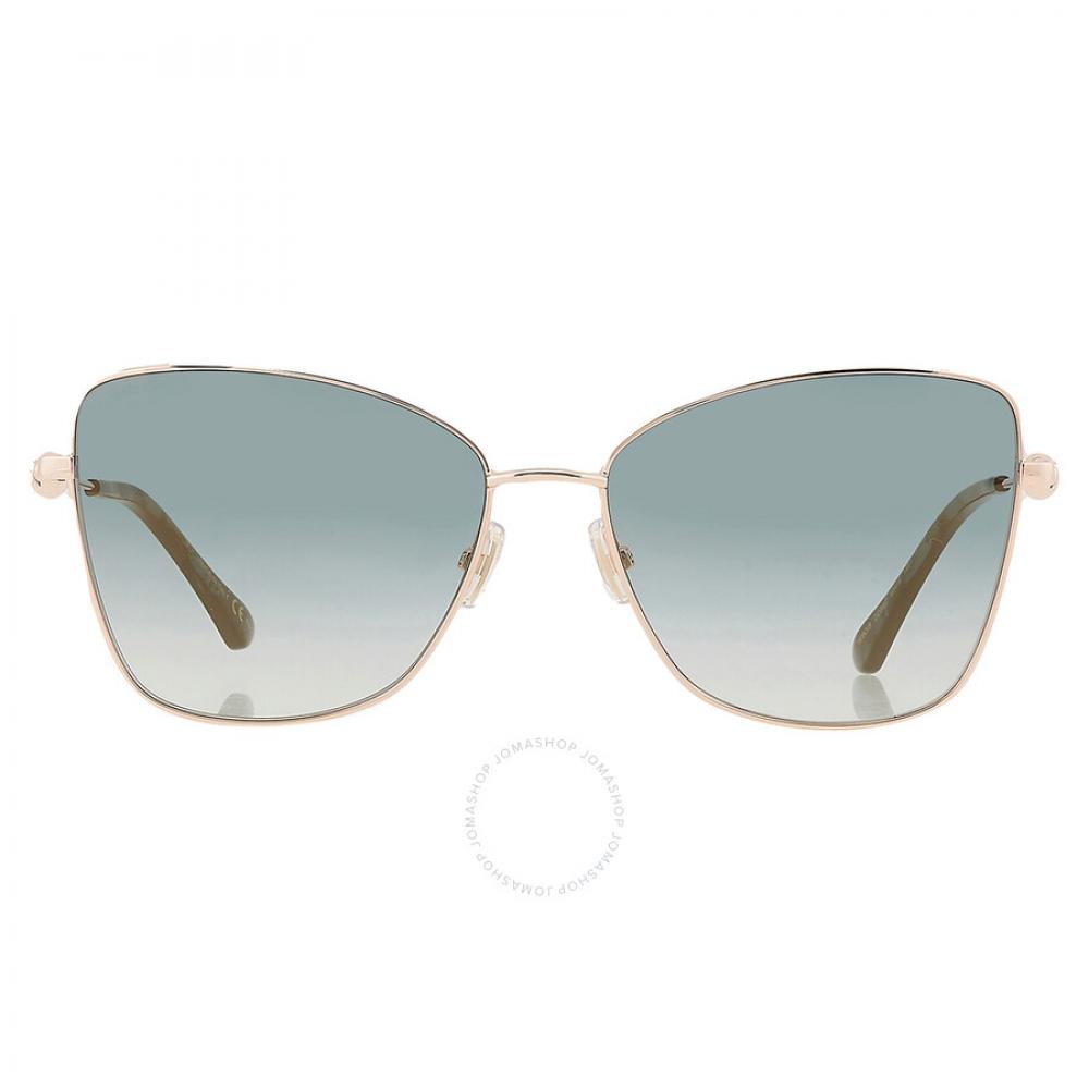 

Jimmy Choo Green Flash Butterfly Ladies Sunglasses TESO S 0DDB EZ 59