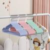 10pcs Metal Traceless Non-slip Clothes Hangers Durable Strong Anti-slip Clothes Racks Household Space Saver Organization Bedroom