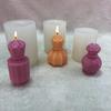 Tulip Shape Resin Mould Perfume Bottle Candle Silicone Mold Plaster Aromatherapy