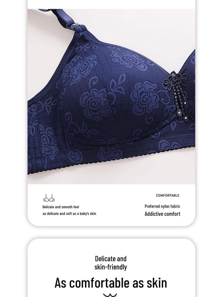 3-Piece Comfortable Lace Sports Bra Set for Women - Plus Size Cross-Back Design