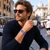 Non-slip Sports Band Soccer Silicone Bracelet, National Flags Adjustable Wristbands with Wristband Snap Buckle for Events, Party Supplies